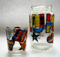 Chikdrens Glass Painting Project