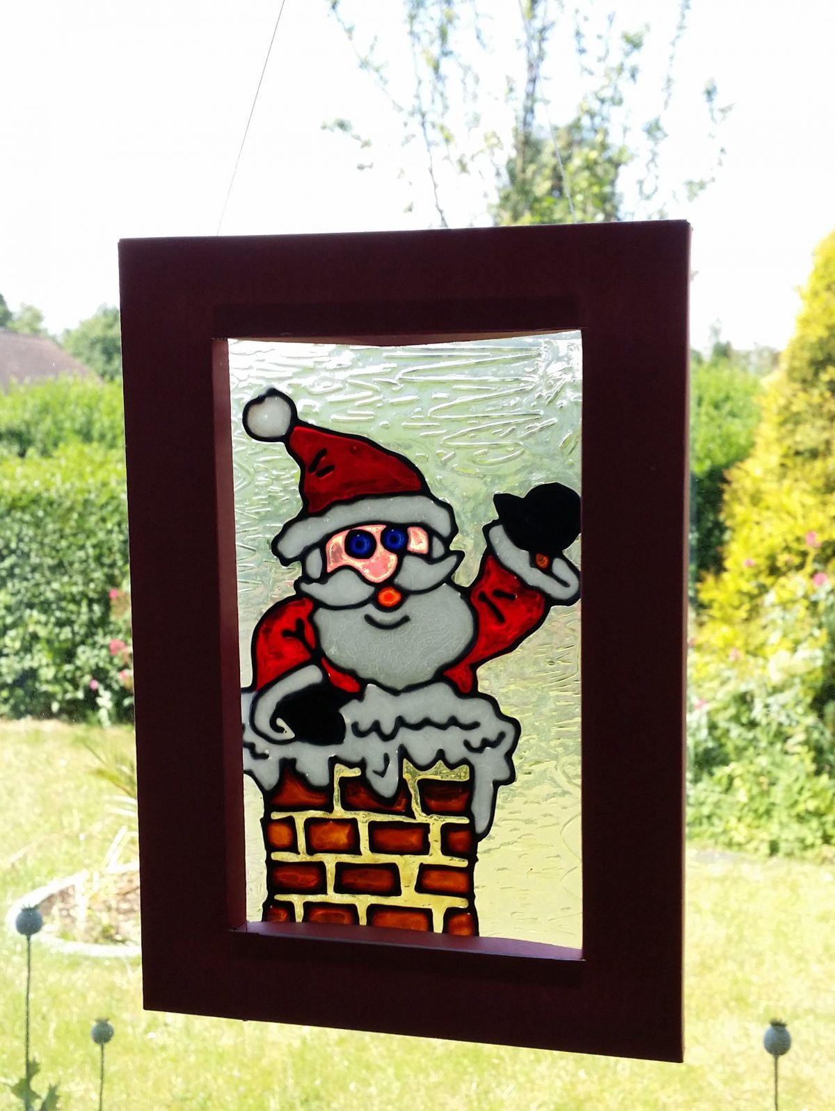 Glass Painting at Christmas.