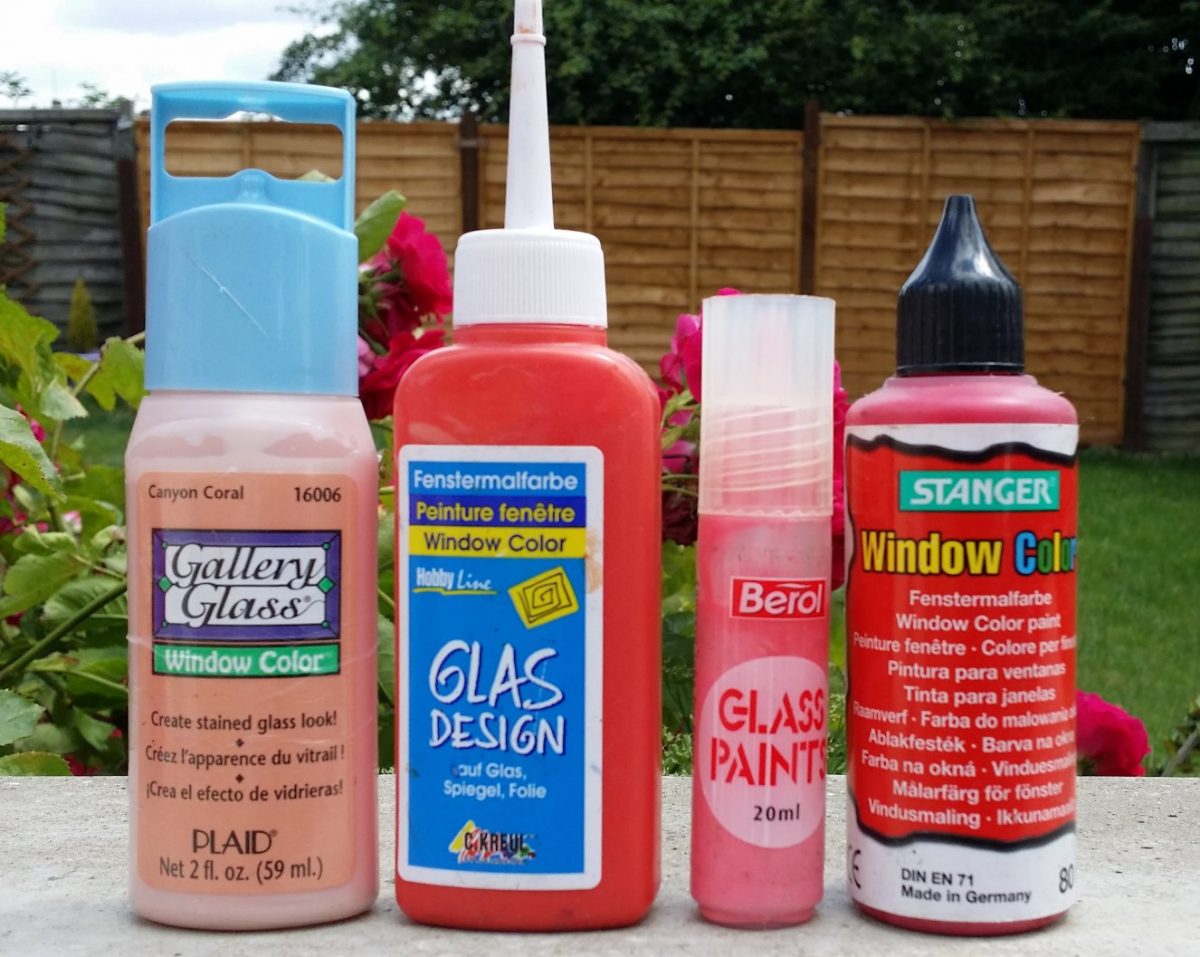 Glass Paint ; Different Types.