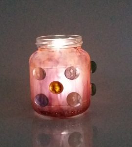 Decorating Jam Jars and Mason Jars. Technique 1.