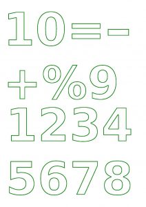 Number Template.