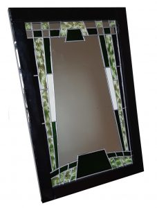 Glass Painted Art Deco Mirror. Step by Step.