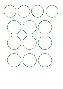 Circle template for Window Pattern.